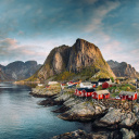 Village de Hamnoy dans les Lofoten en Norvège
